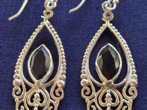 Earring Holy Dark Eye stone