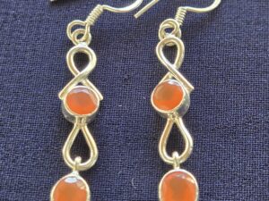 Earring Orange drop