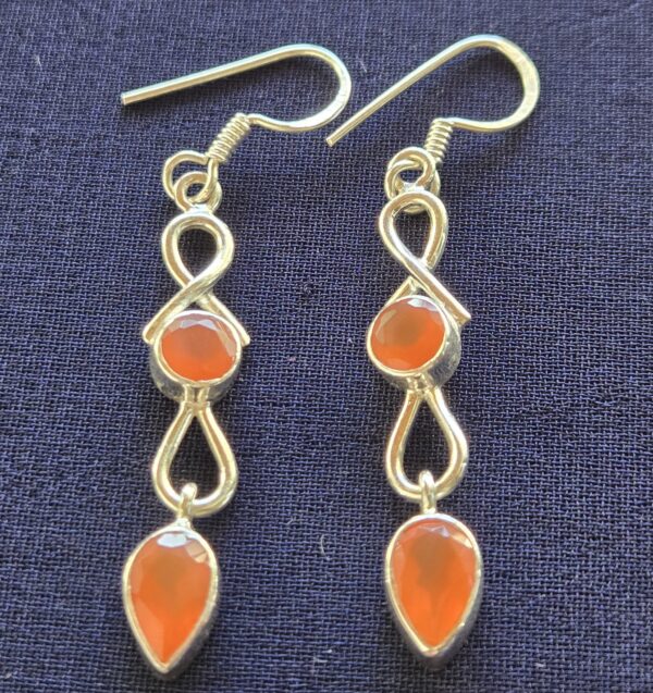 Earring Orange drop