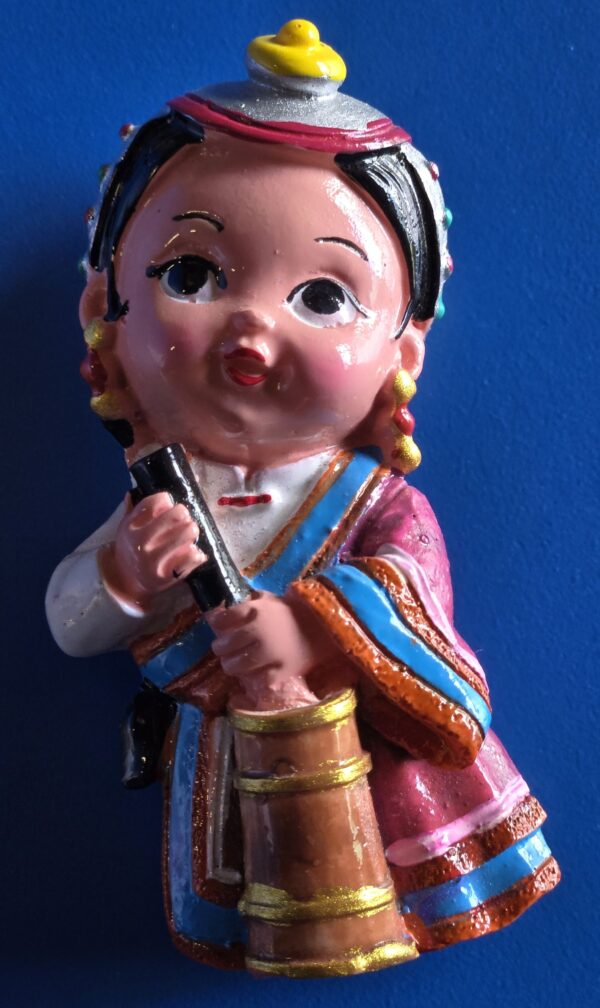 Fridge Magnet Tea woman