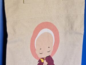Monk folded hands
